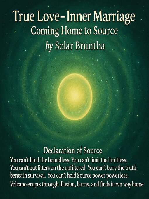 Cover image for True Love -Inner Marriage, Coming home to source